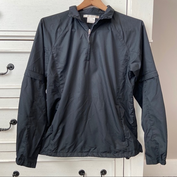 Nike Jackets & Blazers - Nike Golf Clima Fit Black Quarter Zip Jacket. Size Medium. EUC